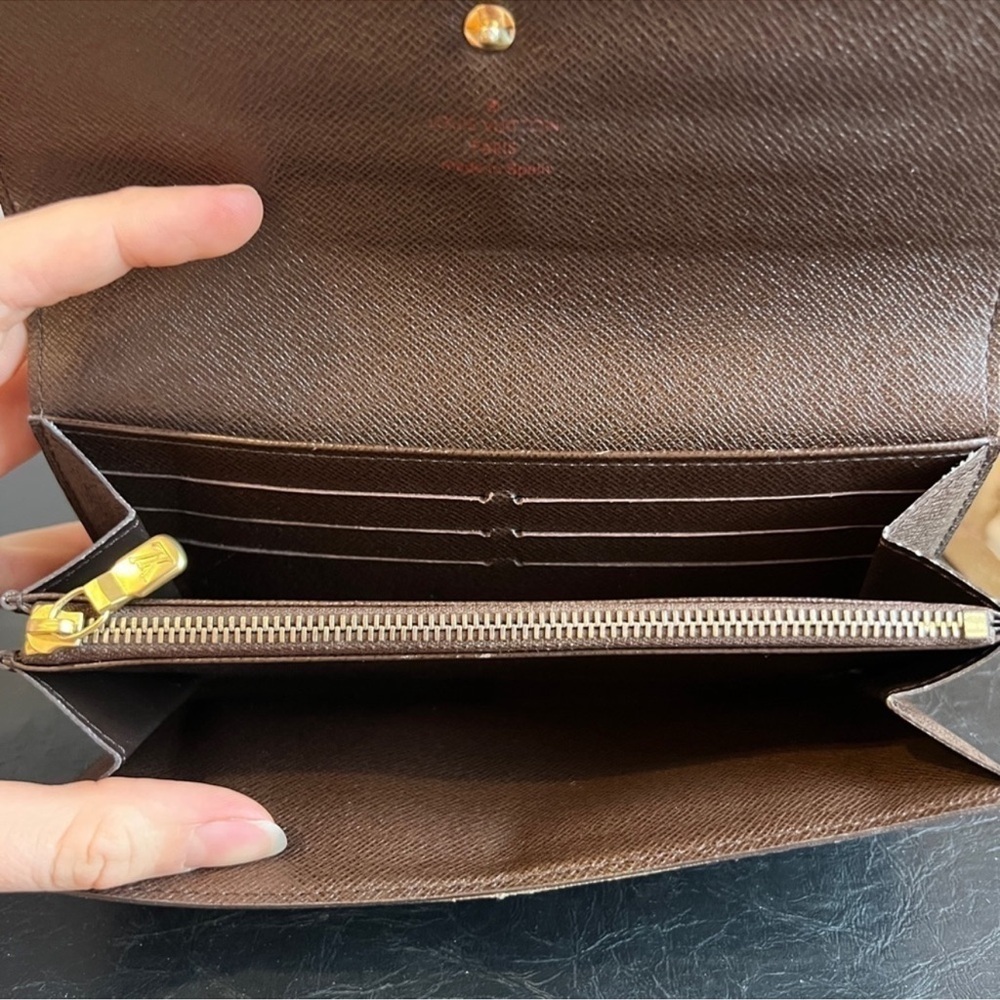 Authentic Louis Vuitton Sarah Damier Ebene wallet - Picture 8 of 11